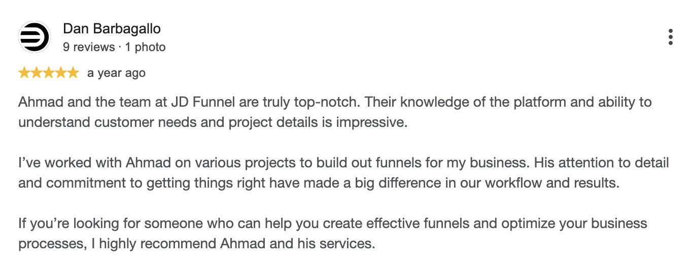 Google review 7